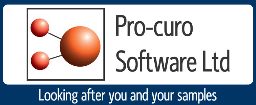 Pro-curo software Ltd, 2D, mobile devices, RFID, cryostorage, RFID readers, Barcode, laboratory labels, multitube readers, sample tracibility,datamatrix, flatbed readers